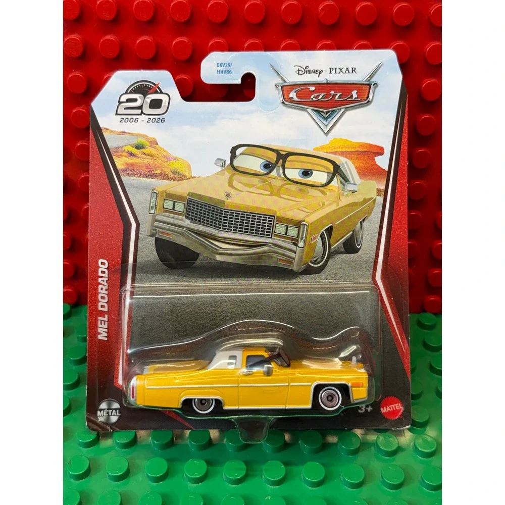 Disney Pixar Cars Mel Dorado Yellow Die-Cast Metal 20th Anniversary Mattel HFB42